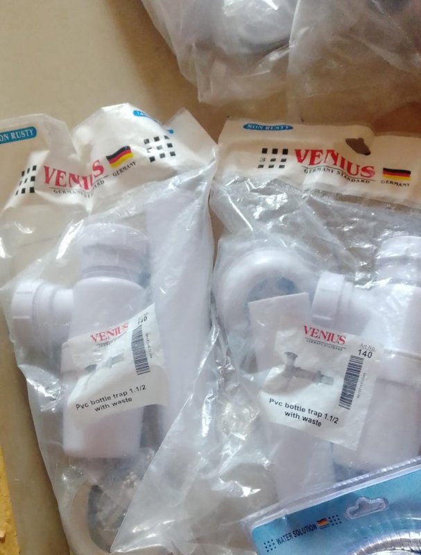 Siphon évier un bac